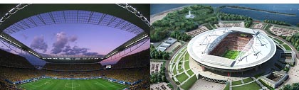 德力西电气海外工程案例：2014巴西世界杯开幕战圣保罗竞技场、2018俄罗斯世界杯圣彼得堡体育场