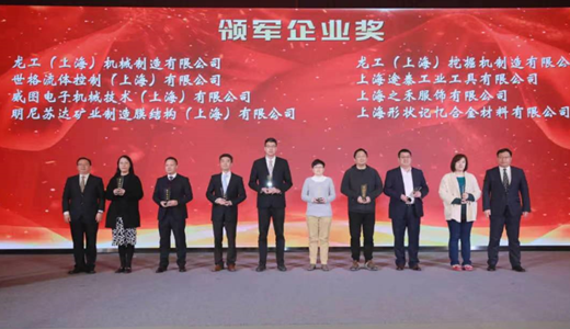 威图中国财务总监陈扬（左四）出席颁奖仪式